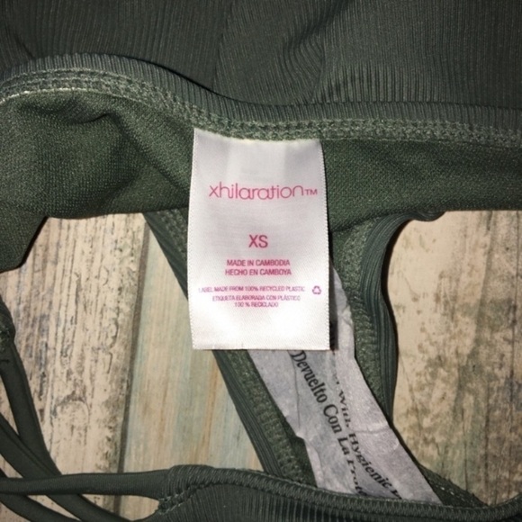 NWT Xhilaration Green Hipster Bikini Bottoms Women’s XS - Picture 4 of 4